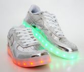 Tênis de Led das Olimpíadas Nike Prata