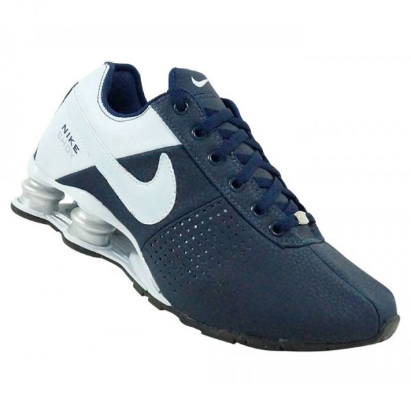 Tênis Nike Shox Deliver Azul Marinho e Branco