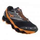 Tênis Mizuno Wave Prophecy 5 Preto e Laranja