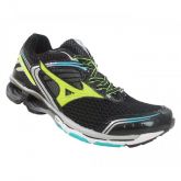 Tênis Mizuno Wave Creation 17 Preto e Verde Limão