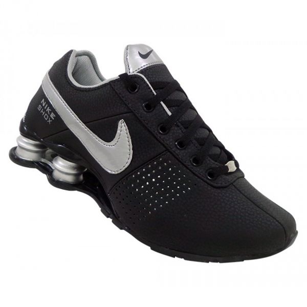 Tênis Nike Shox Deliver Preto e Prata