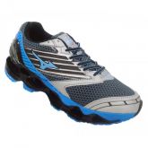 Tênis Mizuno Wave Prophecy 5 Prata e Azul