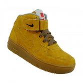 Tênis Infantil Nike Air Force 1 Mid '07 Amarelo