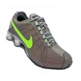Tênis Nike Shox Junior Grafite e Verde