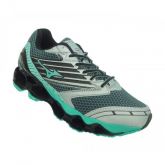 Tênis Mizuno Wave Prophecy 5 Prata e Verde Água