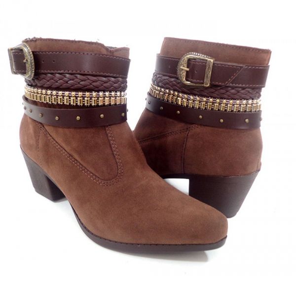 Bota Feminina Café